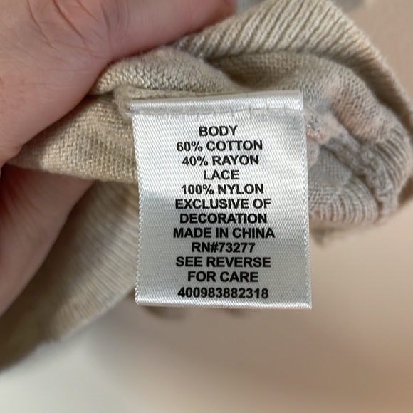 Elle Lace Statement Sweater - Picture 4 of 7